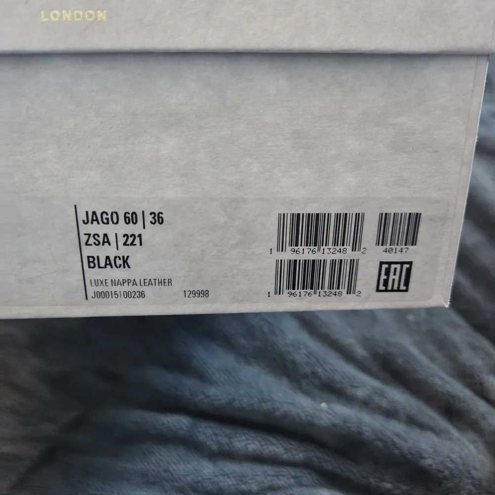 BNIB Jimmy Choo Black and Gold Sandals - Picture 12 of 14